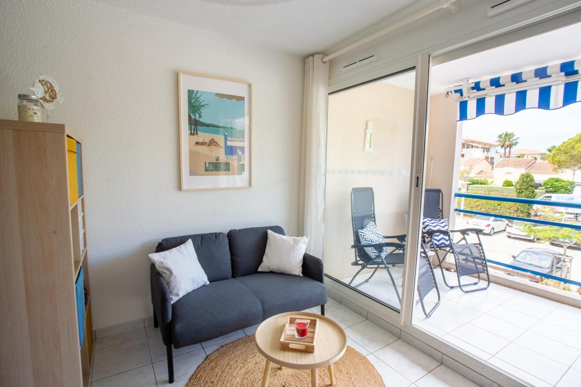 Lou Estrella - Appt 4P Avec Piscine Proche Plage Le Lavandou Bagian luar foto