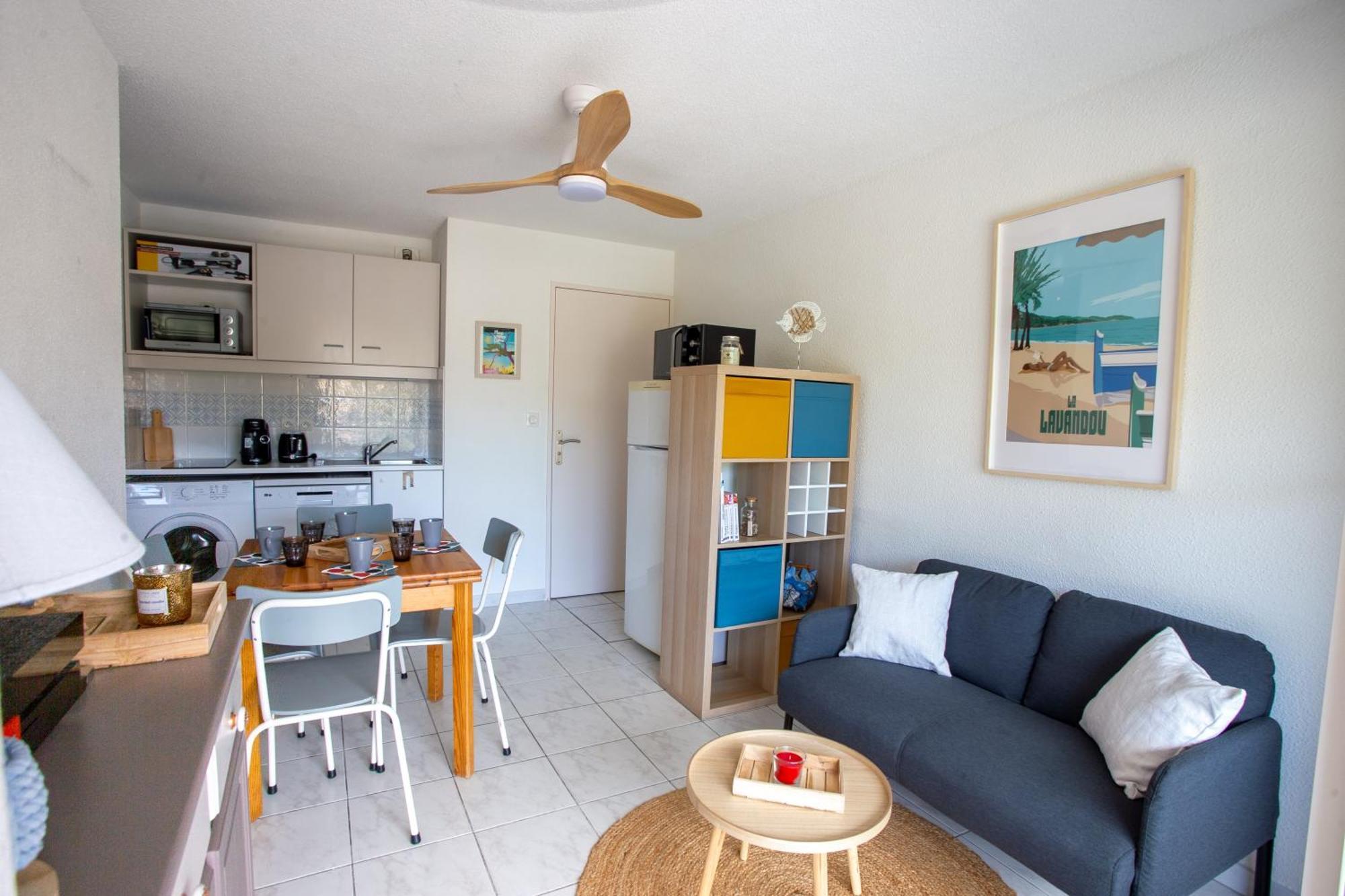 Lou Estrella - Appt 4P Avec Piscine Proche Plage Le Lavandou Bagian luar foto